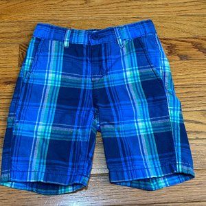 Place ❤️ Kid's Blue & Navy Belt Looped Shorts Size - 5 (PRE-LOVED)